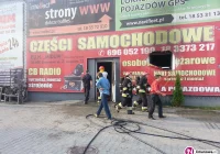 Pożar sklepu - ponad pół miliona złotych strat - zdjęcie główne