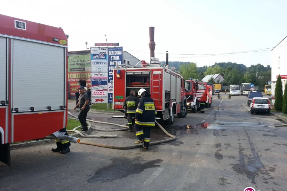 Pożar sklepu - ponad pół miliona złotych strat - zdjęcie 2