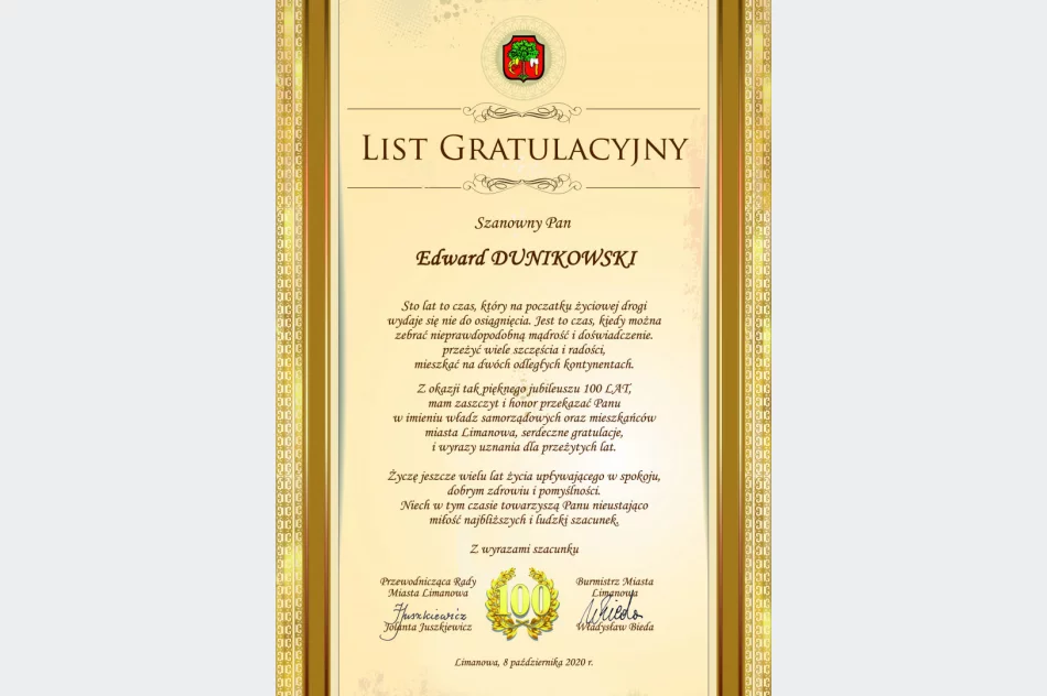 100. URODZINY EDWARDA DUNIKOWSKIEGO - zdjęcie 7