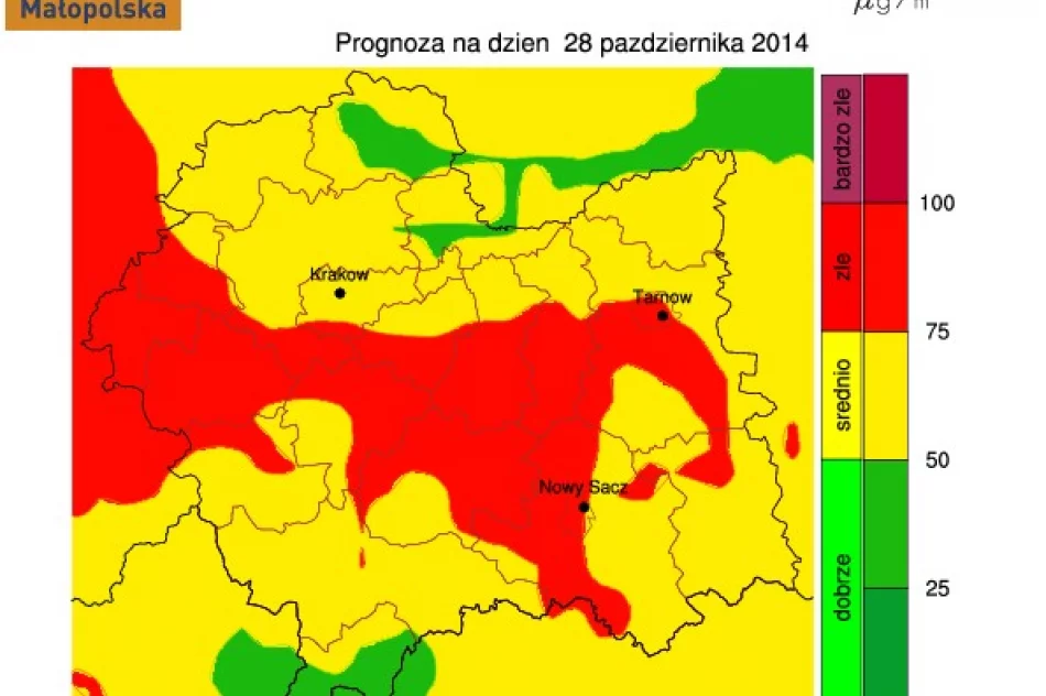 Prognoza zanieczyszczenia powietrza - zdjęcie 2