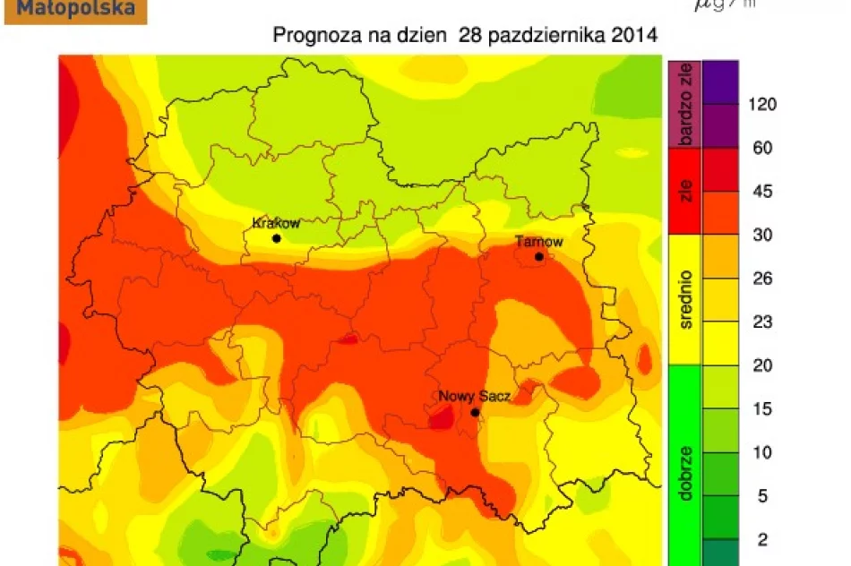 Prognoza zanieczyszczenia powietrza - zdjęcie 3