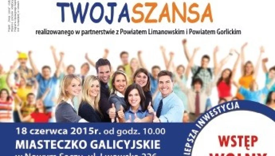 Targi Pracy i Przedsiębiorczości w ramach projektu „Twoja Szansa” - zdjęcie 1