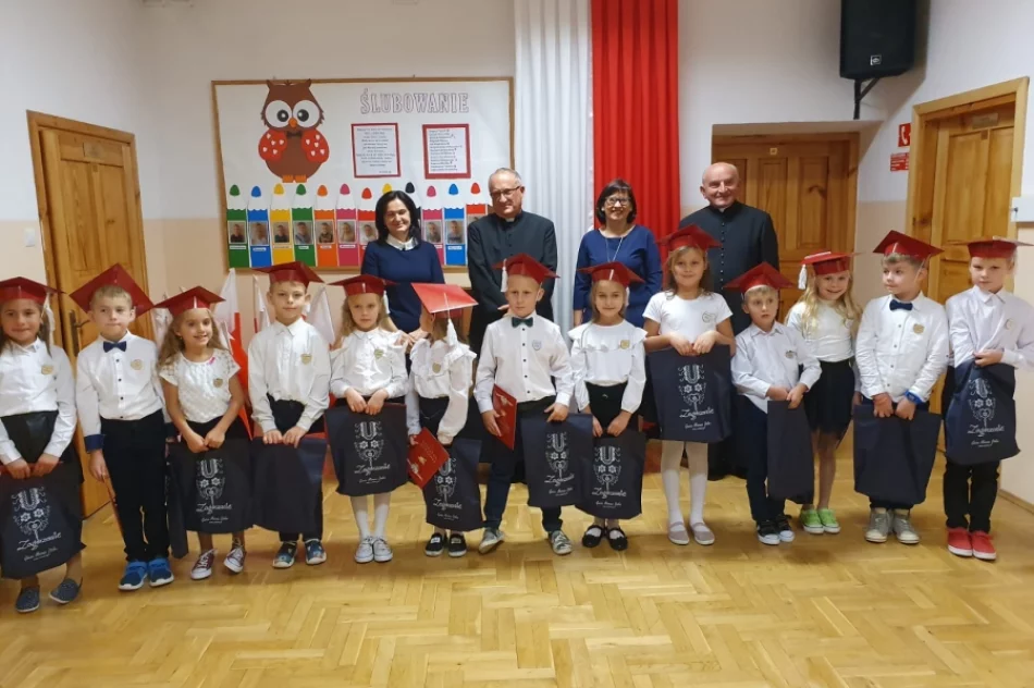 Doroczne święto szkoły w nieco innej formie. Uczcili patrona w rocznicę wyboru na Stolicę Piotrową - zdjęcie 11