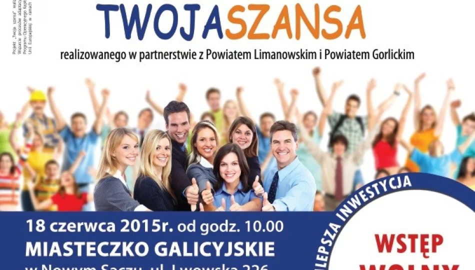 Targi Pracy i Przedsiębiorczości w ramach projektu „Twoja Szansa” - zdjęcie 1