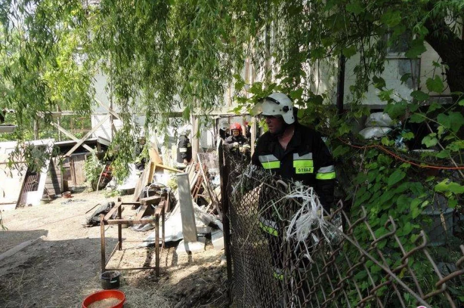 Polna – pożar piwnicy w budynku mieszkalnym - zdjęcie 3