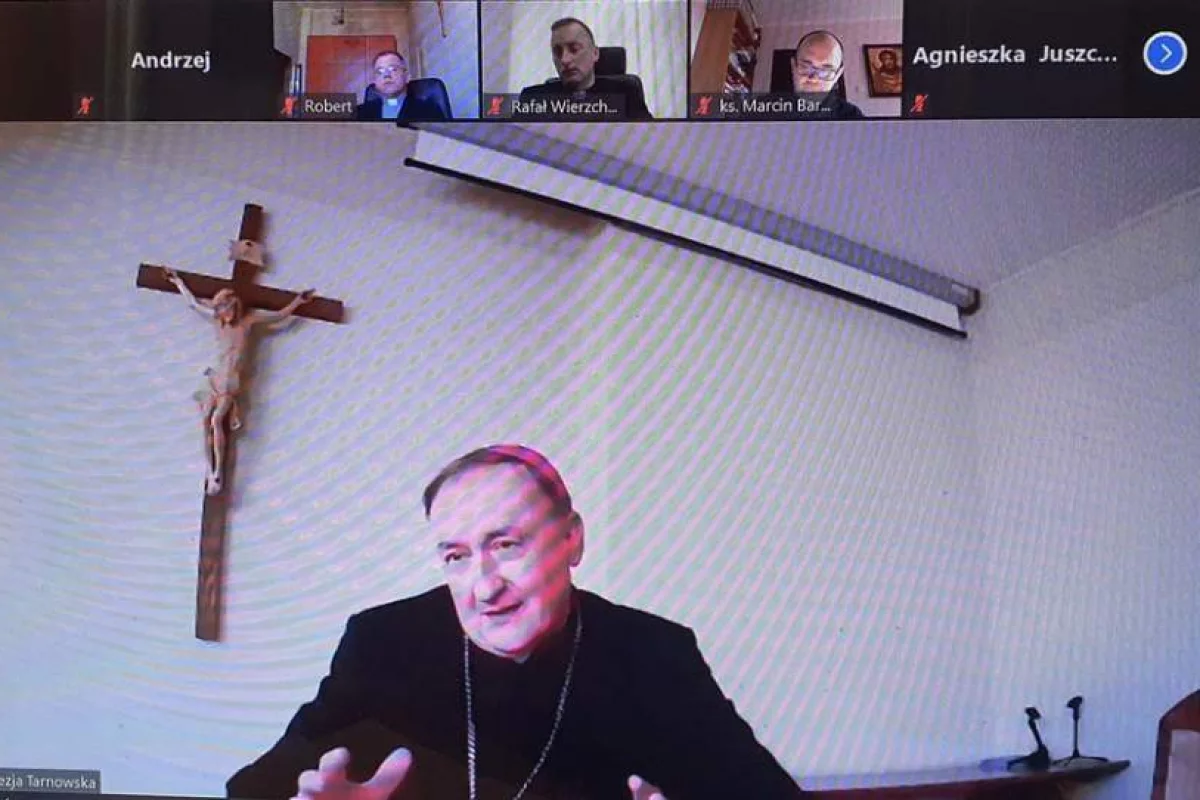 Posiedzenie komisji diecezjalnego synodu po raz pierwszy online