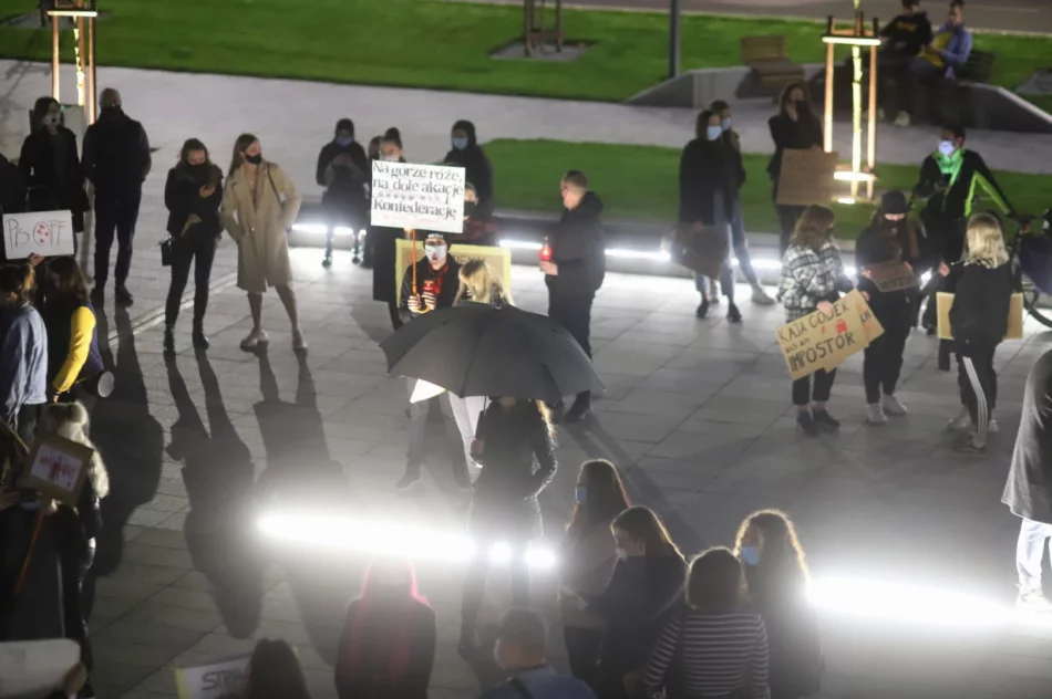 Manifestacje w Limanowej - relacja na żywo - zdjęcie 4