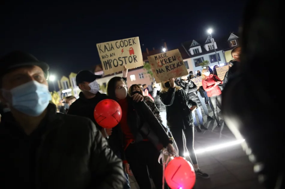 Manifestacje w Limanowej - relacja na żywo - zdjęcie 20
