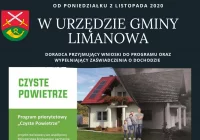 Doradca Programu "Czyste Powietrze" w Urzędzie Gminy Limanowa - zdjęcie główne