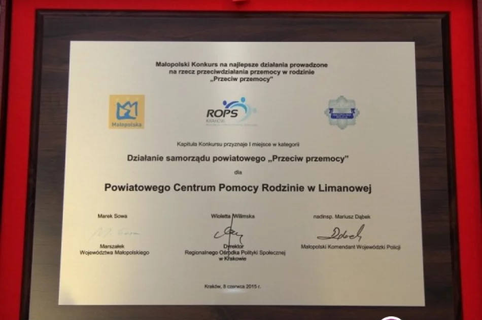 PCPR laureatem konkursu 'Przeciw Przemocy' - zdjęcie 3
