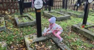 Znicze od dzieci na grobach Legionistów - zdjęcie 5