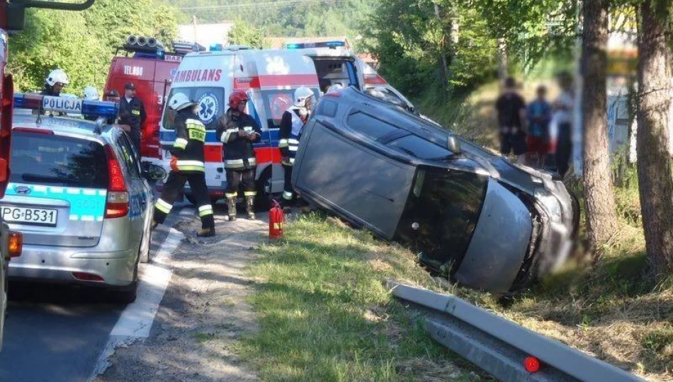 Zabrzeż – zderzenie dwóch samochodów osobowych - zdjęcie 1