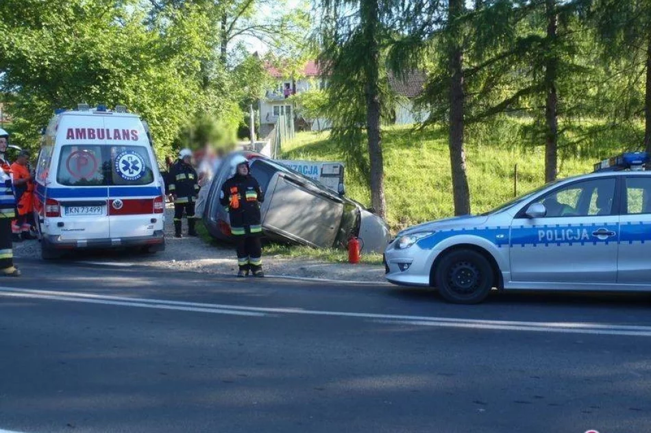 Zabrzeż – zderzenie dwóch samochodów osobowych - zdjęcie 4