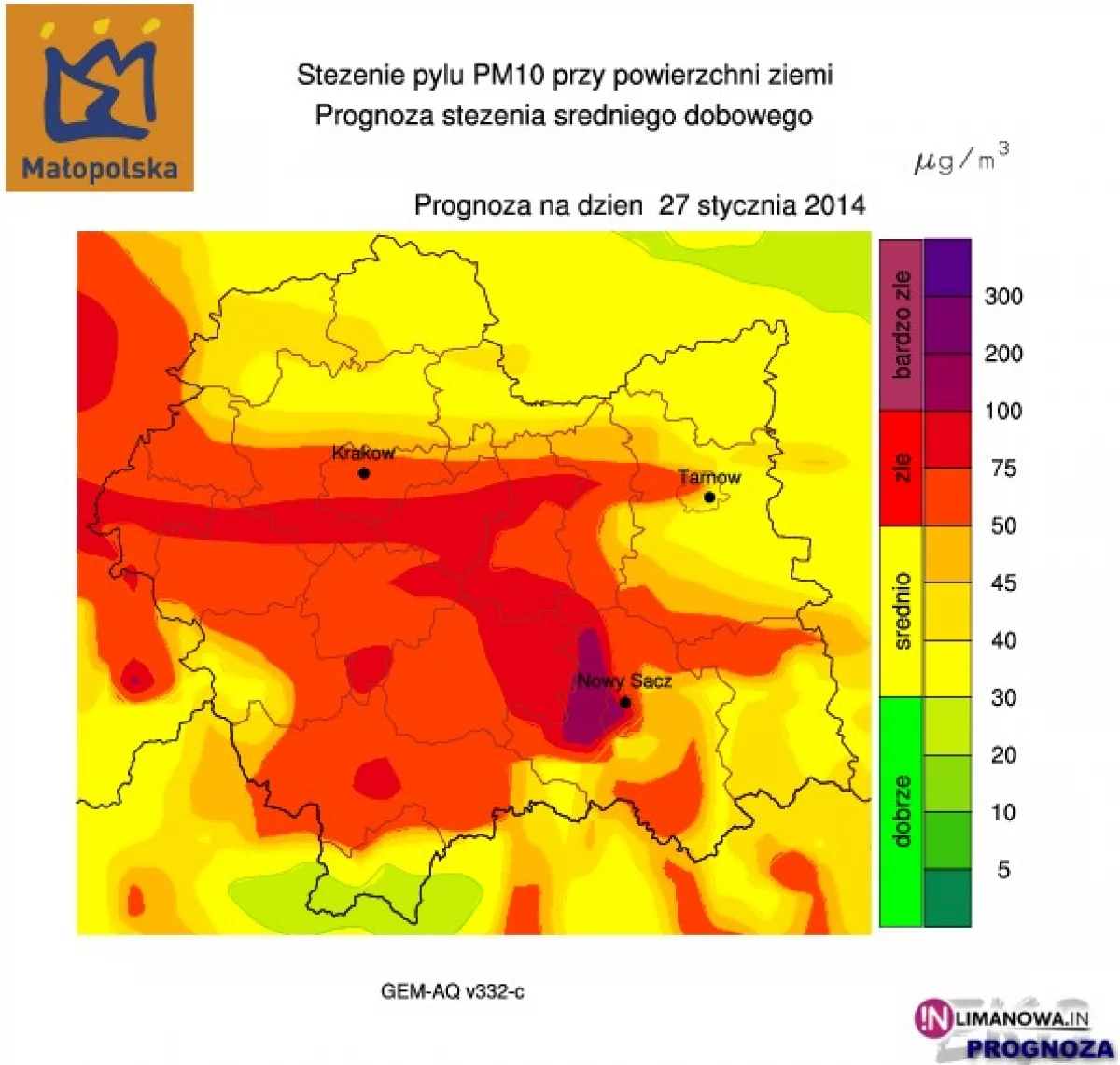 Dwa dni zanieczyszczeń