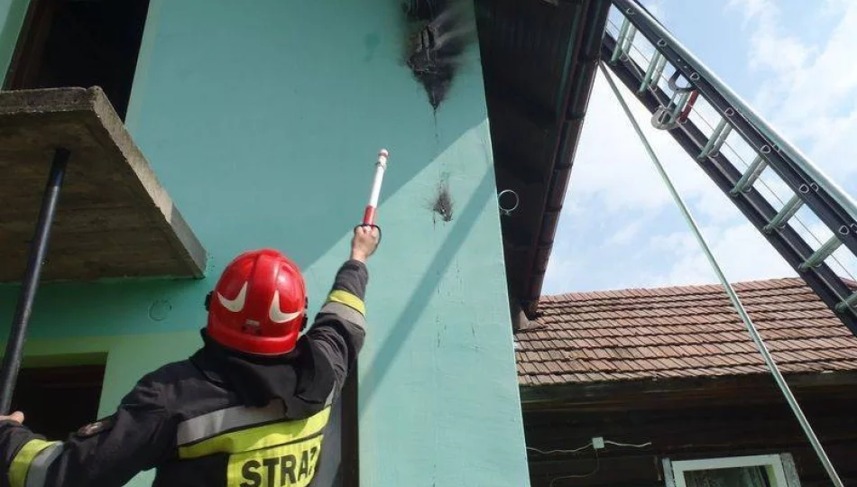 Lokalizowali ogień kamerą termowizyjną - zdjęcie 1