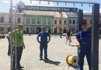 Na sądeckim rynku stanęła kurtyna wodna - zdjęcie główne