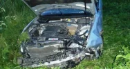 Wola Krogulecka - auto wypadło z drogi - zdjęcie 2