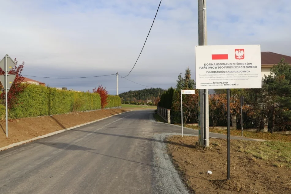 Za niespełna 2 mln zł przebudowano 3 km drogi - zdjęcie 12