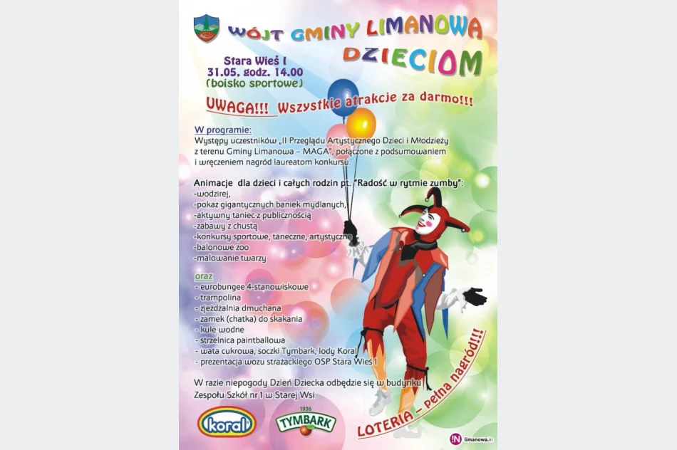 Dzień Dziecka w regionie - programy imprez - zdjęcie 2