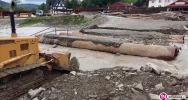 Przeprawa zbudowana przez mieszkańców rozkopana. Wkrótce nowy most? - zdjęcie 2