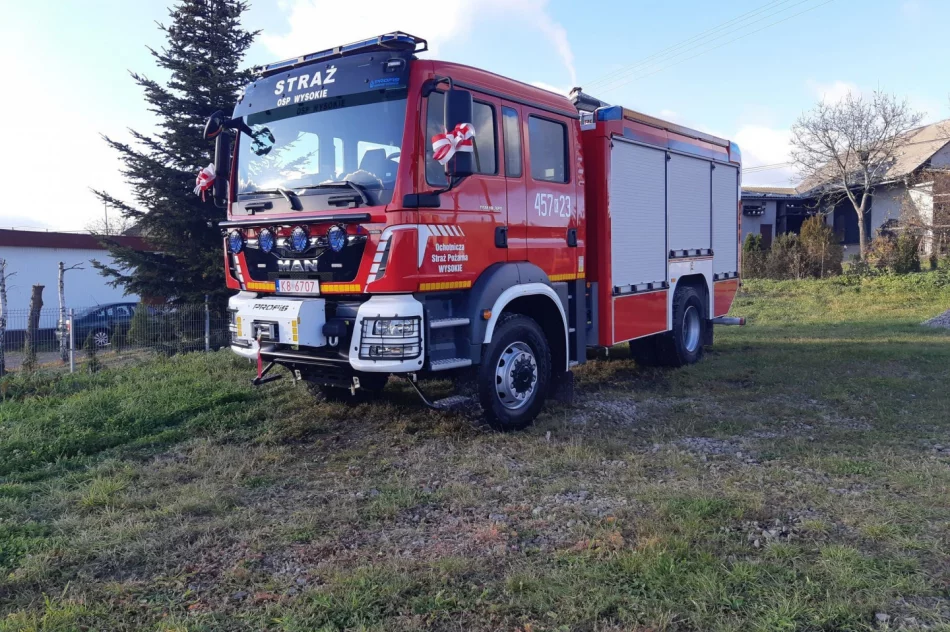 Jednostka OSP Wysokie pozyskała nowy samochód - zdjęcie 10