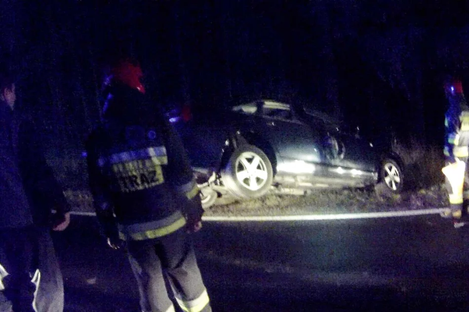 Kierowca stracił panowanie, Audi dachowało w przydrożnym rowie - zdjęcie 2