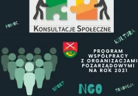 Konsultacje społeczne Programu współpracy z organizacjami pozarządowymi na rok 2021 - zdjęcie główne