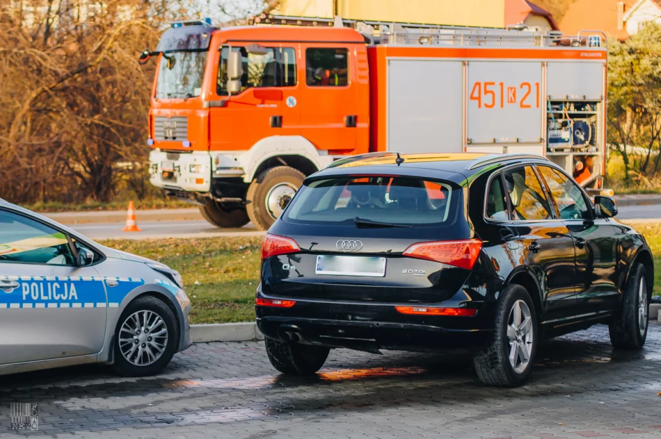Zderzenie trzech aut na drodze powiatowej - zdjęcie 5