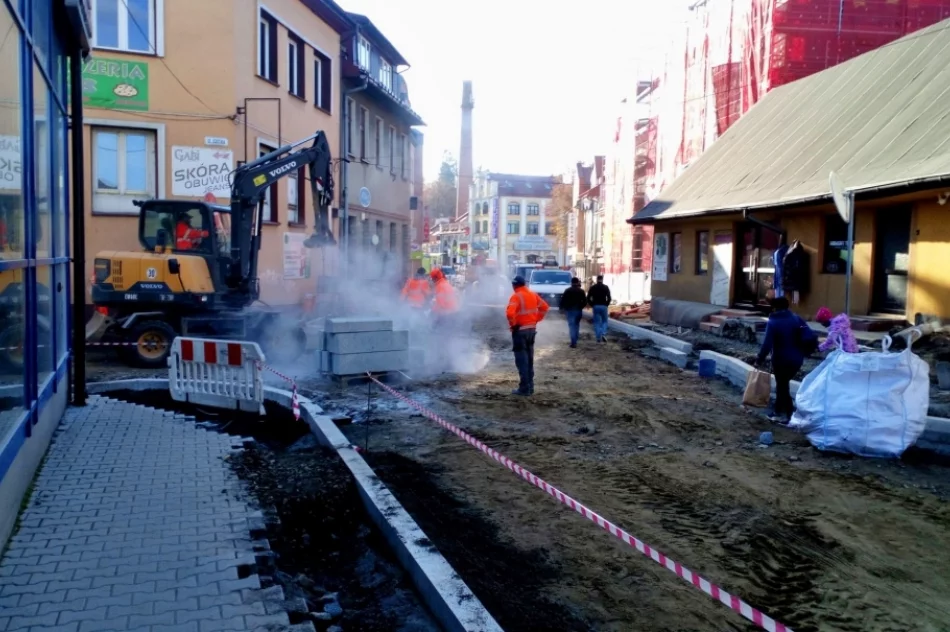 Piesi lawirują między wykopami i koparkami - zdjęcie 2