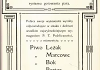 Porter, marcowe i... lecznicze. Reklamy limanowskiego piwa sprzed 100 lat - zdjęcie główne