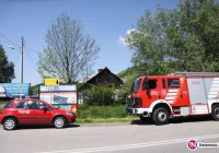 Samochód pożarniczy zderzył się z osobówką - zdjęcie główne