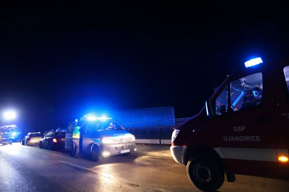 Samochód osobowy zderzył się z ciężarówką, jedna osoba trafiła do szpitala - zdjęcie 6