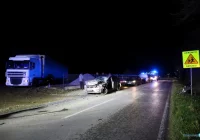 Kierowca ciężarówki ukarany mandatem za spowodowanie kolizji - zdjęcie główne