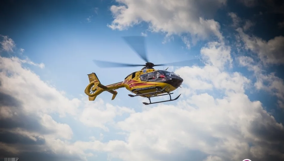 Konar uderzył mężczyznę, na pomoc śmigłowiec LPR - zdjęcie 1