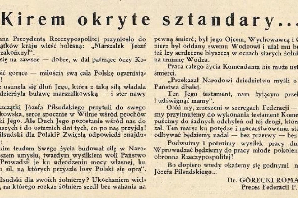 Grzegorz Dobosz emisariuszem Piłsudskiego - zdjęcie 3