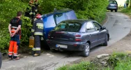 Kolizja w Koszarach, jeden z kierowców uciekł - zdjęcie 3