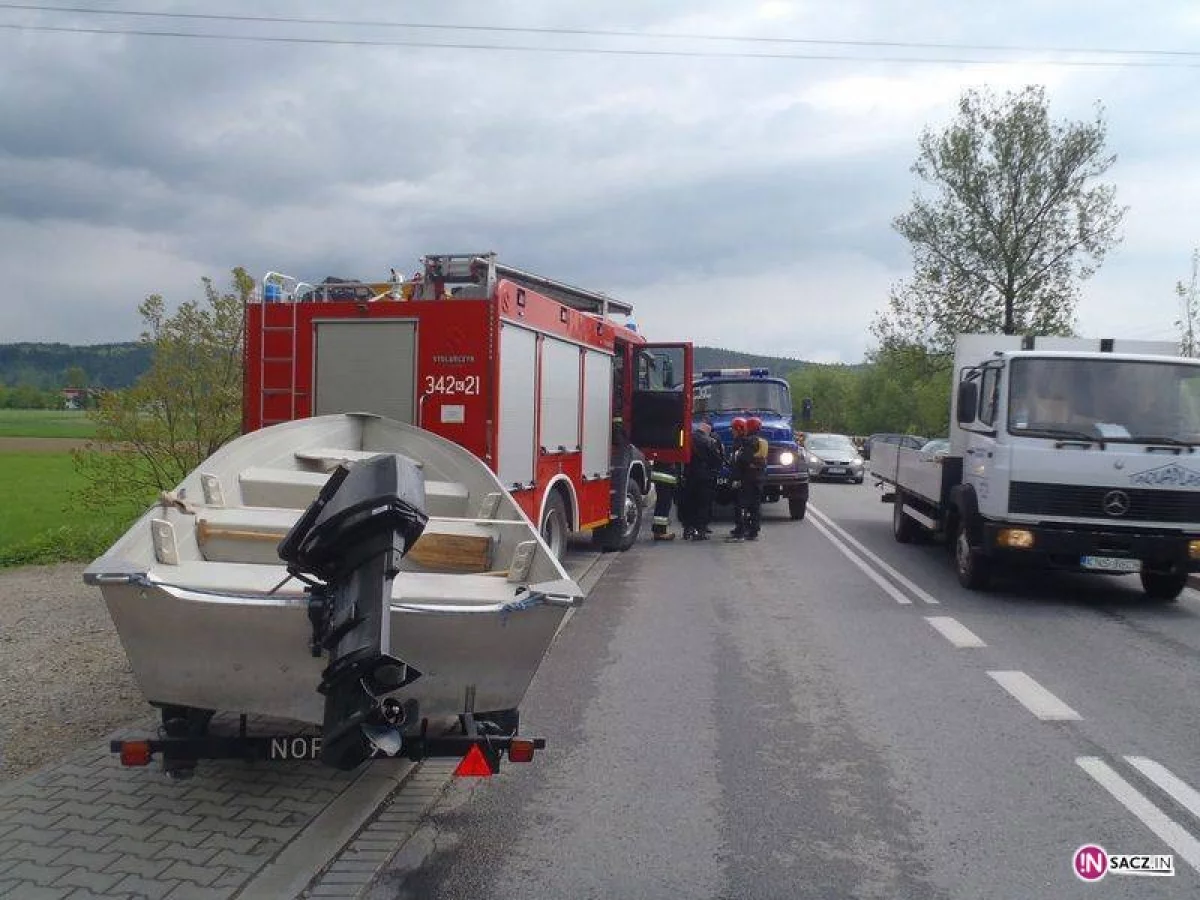 Poszkodowany bez większych obrażeń