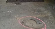 Głębokie dziury w miejskiej ulicy załatane - zdjęcie 4