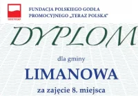 8. MIEJSCE DLA LIMANOWEJ W RANKINGU ZRÓWNOWAŻONEGO ROZWOJU JST - zdjęcie główne