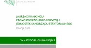 8. MIEJSCE DLA LIMANOWEJ W RANKINGU ZRÓWNOWAŻONEGO ROZWOJU JST - zdjęcie 3
