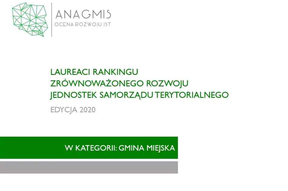 8. MIEJSCE DLA LIMANOWEJ W RANKINGU ZRÓWNOWAŻONEGO ROZWOJU JST - zdjęcie 3