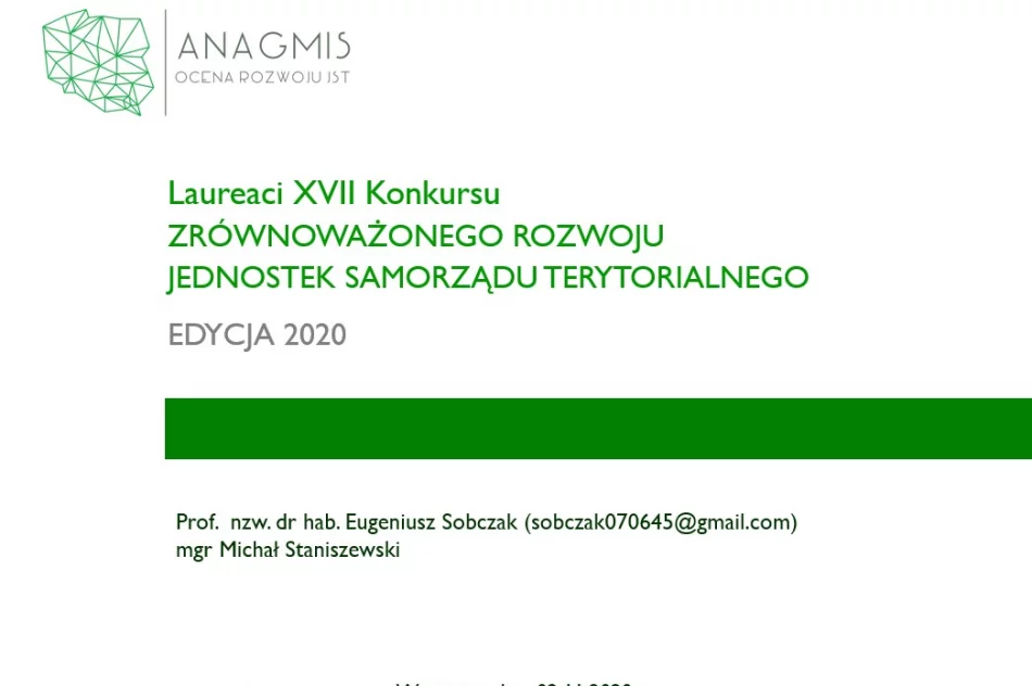 8. MIEJSCE DLA LIMANOWEJ W RANKINGU ZRÓWNOWAŻONEGO ROZWOJU JST - zdjęcie 4
