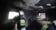 Nowy Sącz, ulica Zdrojowa - pożar kotłowni - zdjęcie 3