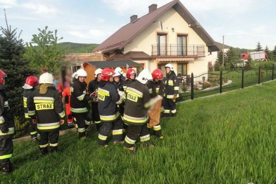 Bilsko - mężczyzna wpadł do studni - zdjęcie 2