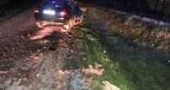 Auto wypadło z drogi, dwie osoby ranne! - zdjęcie 4