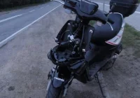 Kierowca motoroweru ranny! - zdjęcie główne