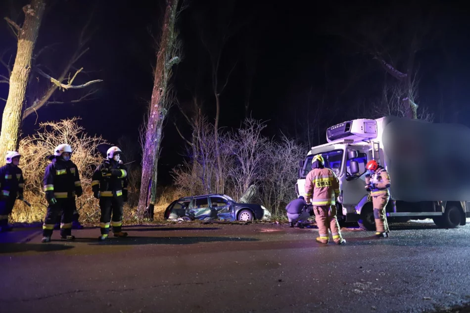 Zderzenie osobówki z samochodem dostawczym, jeden z kierowców trafił do szpitala - zdjęcie 3