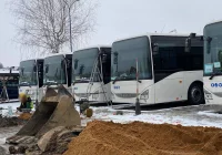 Miejskie autobusy już są. Czekają na placu... prywatnego przewoźnika - zdjęcie główne