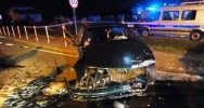 Zderzenie samochodów na 'krajówce'. Trzy osoby poszkodowane - zdjęcie 3