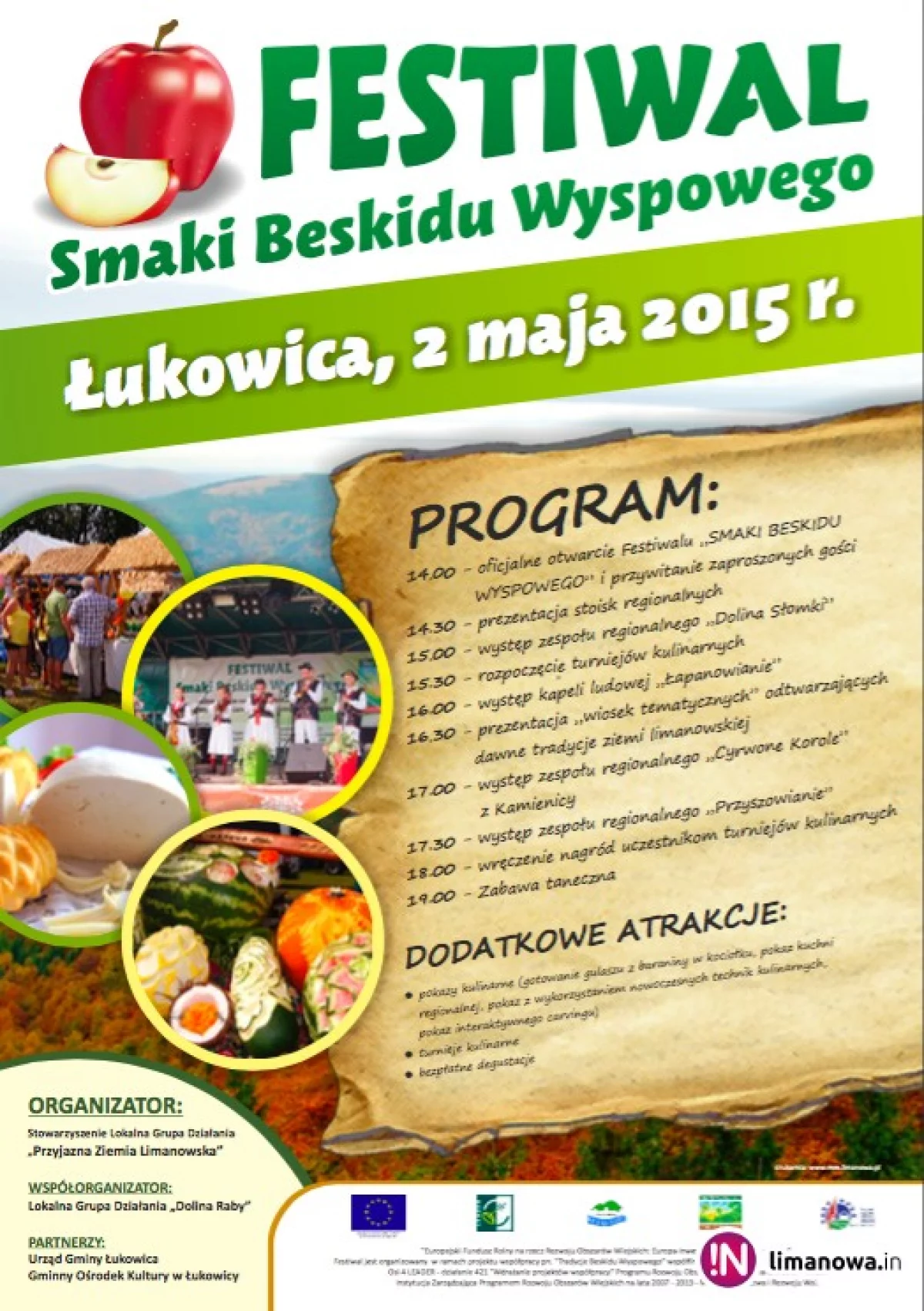 Już jutro festiwal Smaki Beskidu Wyspowego